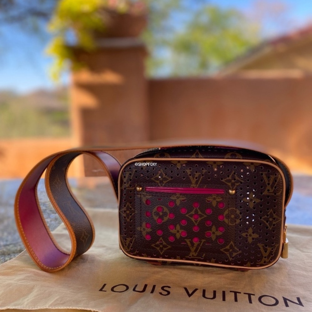 SOLD Louis Vuitton RARE Limited Edition Perforated Mini Trocadero Shoulder Bag - Picture 3 of 16